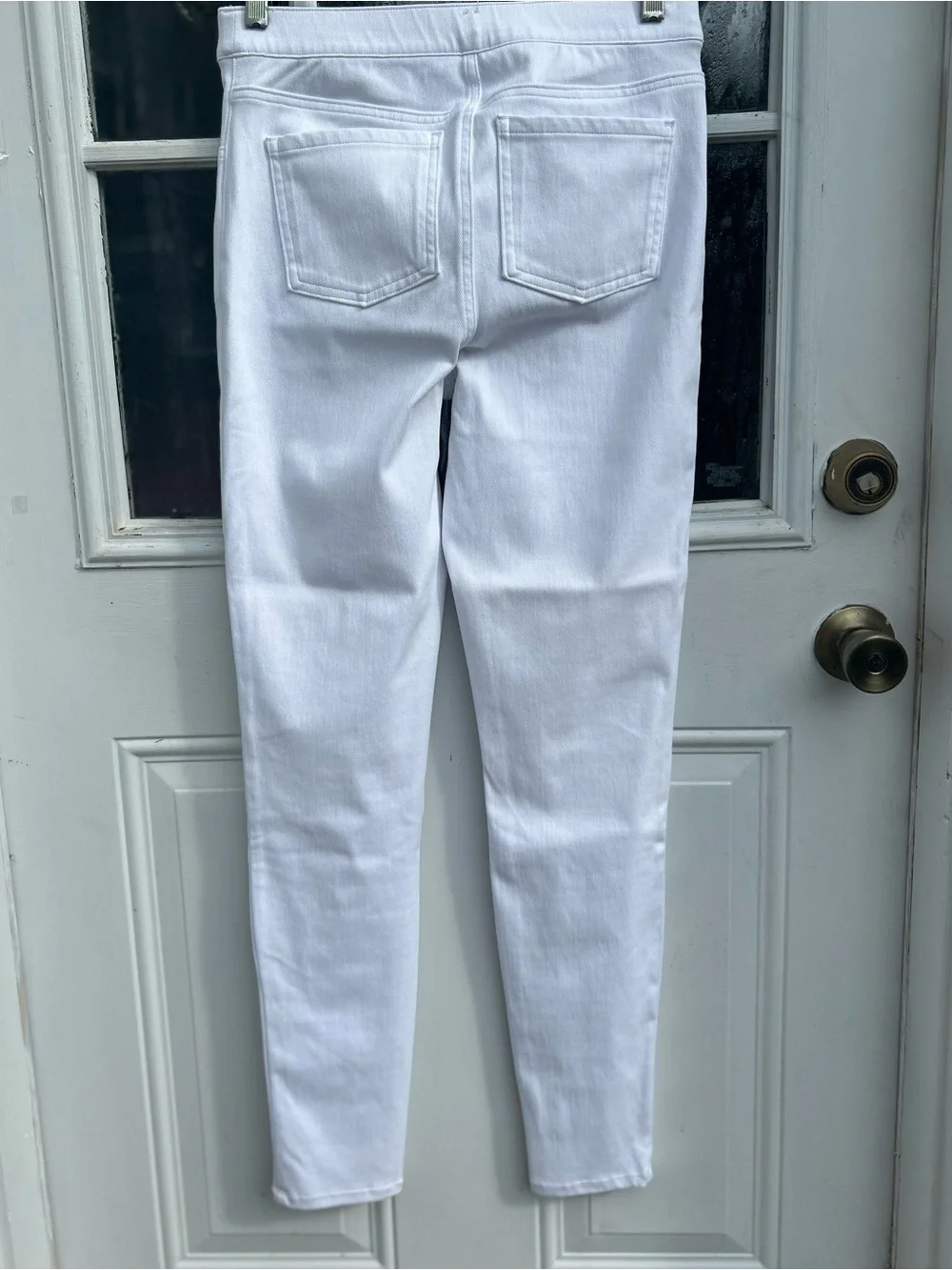 NWT SPANX Ankle Jeanish Leggings White Size Medium Tall